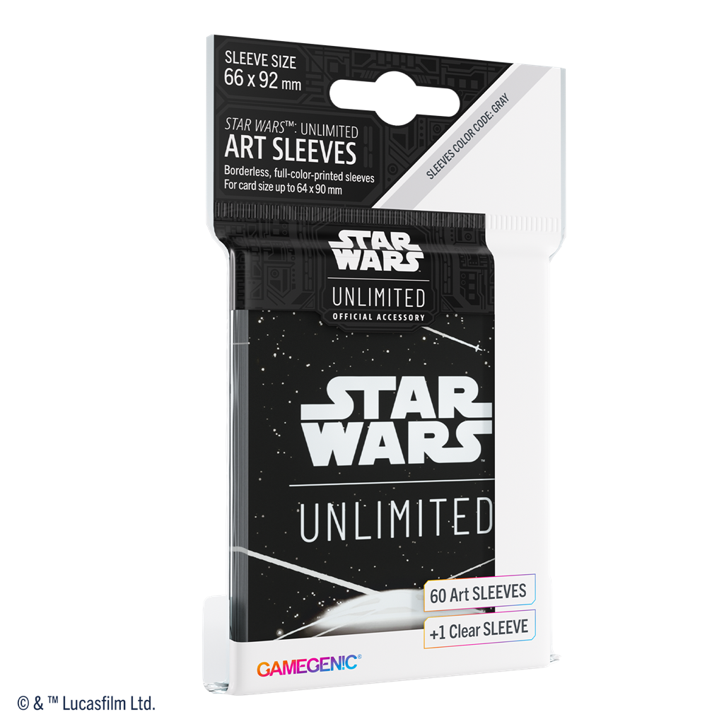 GG Star Wars Unlimited Art Sleeves - Card Back White