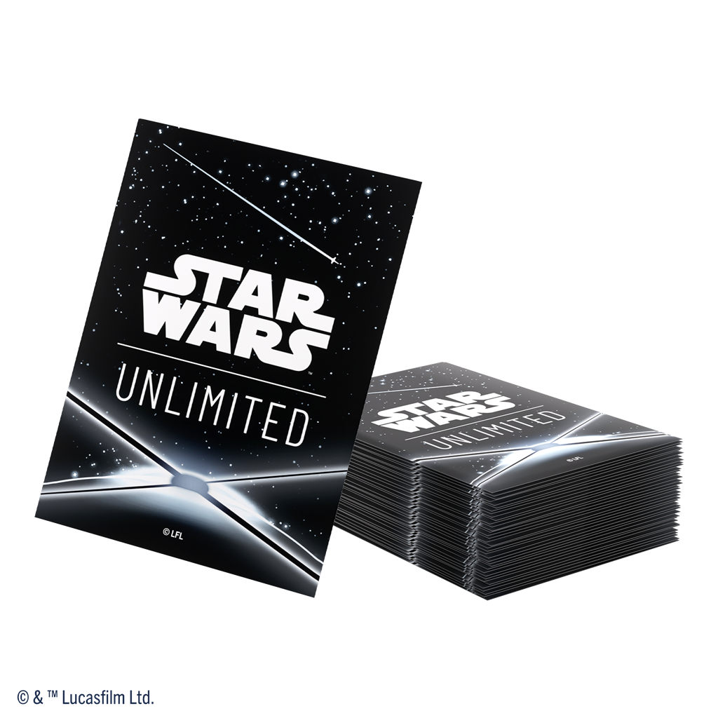 GG Star Wars Unlimited Art Sleeves - Card Back Black