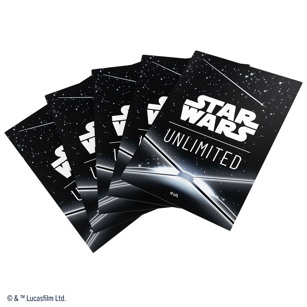 GG Star Wars Unlimited Art Sleeves - Card Back Black