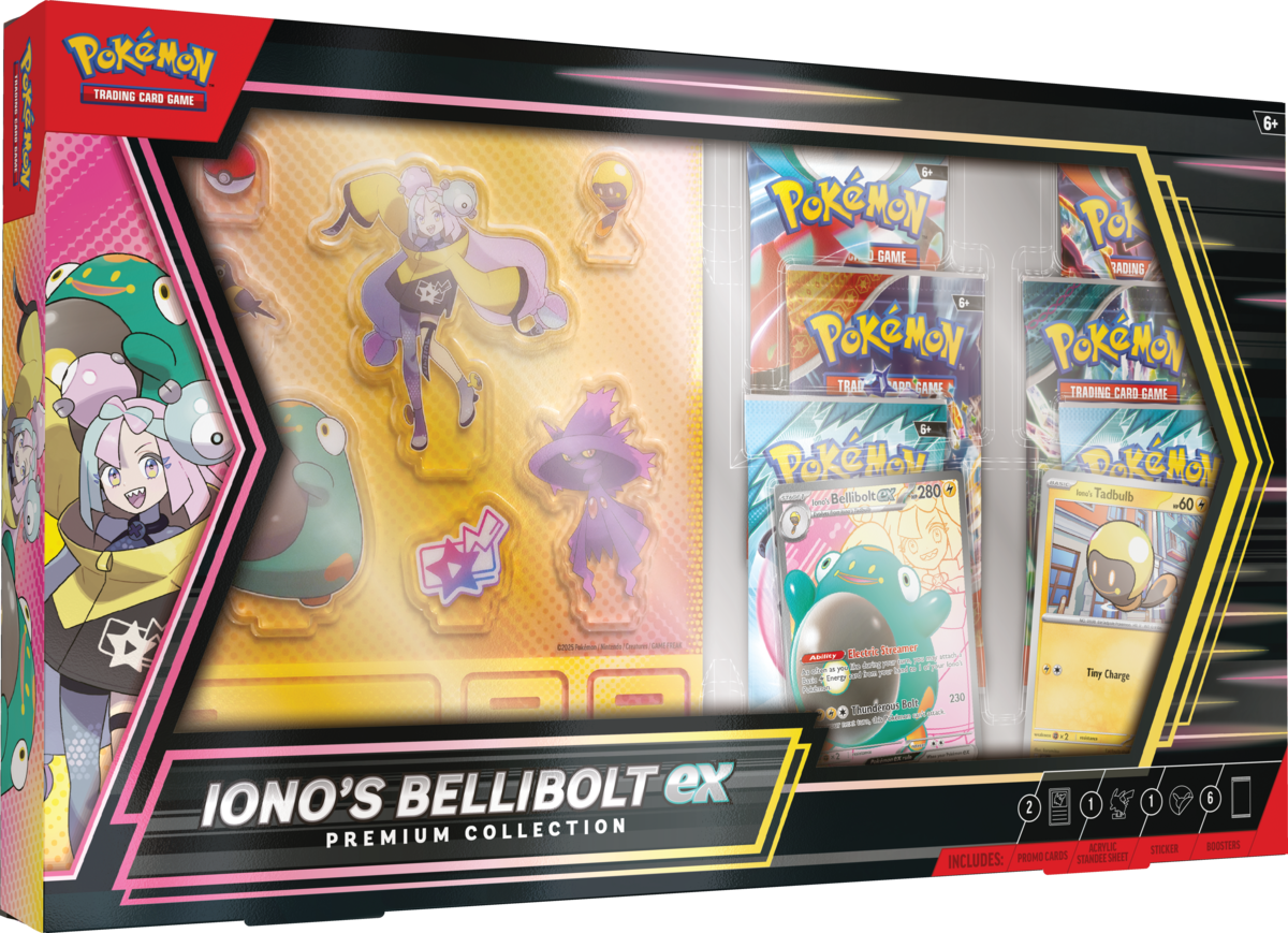 POKEMON TCG IONO'S BELLIBOLT EX PREMIUM COLLECTION ESPAÑOL
