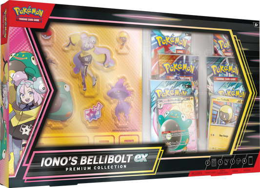 POKEMON TCG IONO'S BELLIBOLT EX PREMIUM COLLECTION ESPAÑOL