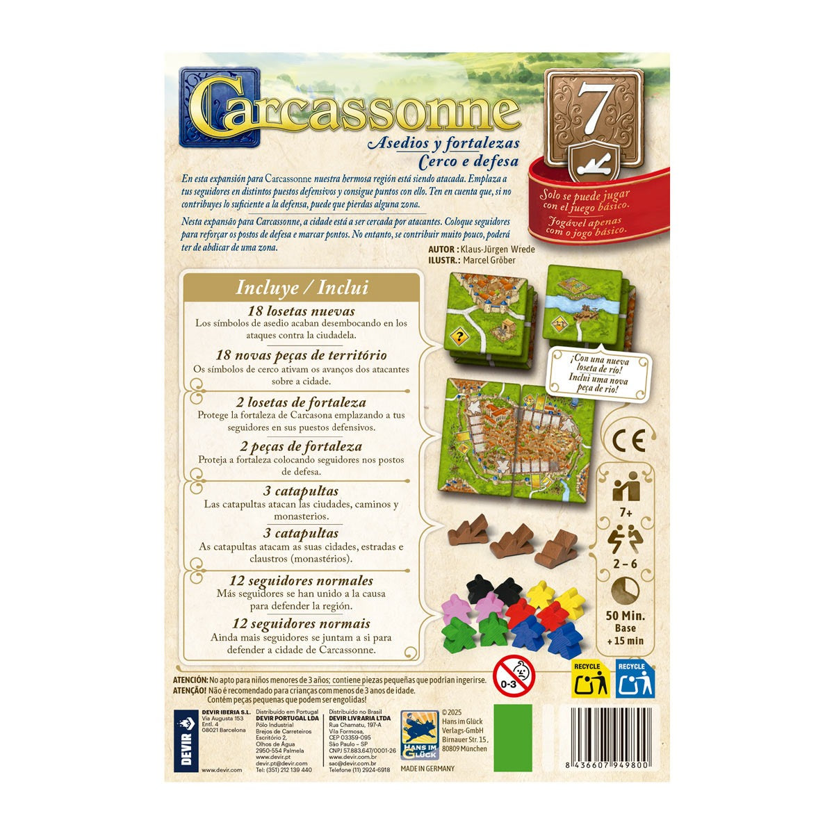 Carcassonne Asedios Y Fortaleza Exp7