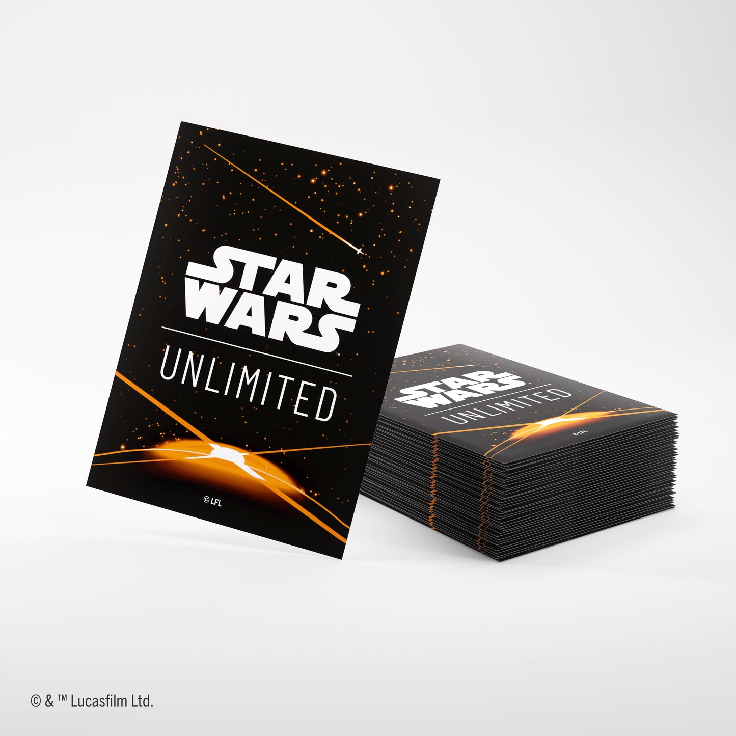 GG STAR WARS UNLIMITED ART SLEEVES - CARD BACK ORANGE