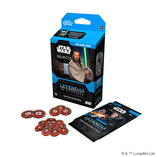 PREVENTA: STAR WARS UNLIMITED - LEGENDS OF THE FORCE SPOTLIGHT DECK DISPLAY ESPAÑOL