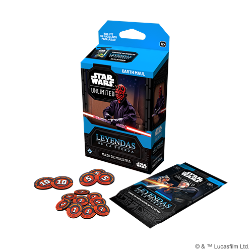 PREVENTA: STAR WARS UNLIMITED - LEGENDS OF THE FORCE SPOTLIGHT DECK DISPLAY ESPAÑOL