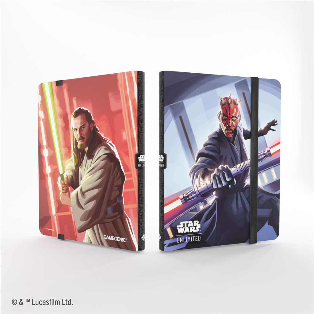 GG STAR WARS UNLIMITED 18-POCKET ALBUM SET 5 QUI-GON MAUL