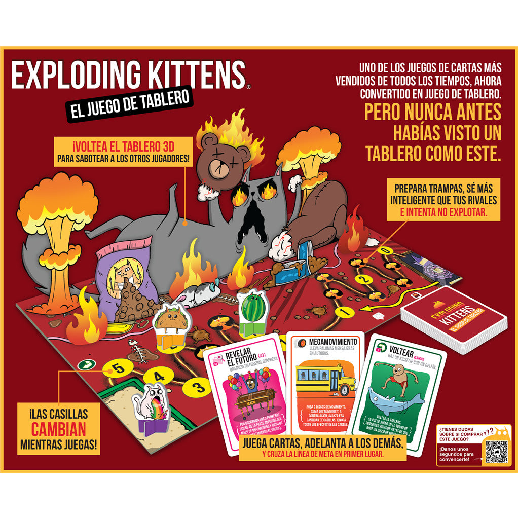 PREVENTA: EXPLODING KITTENS - EL JUEGO DE TABLERO