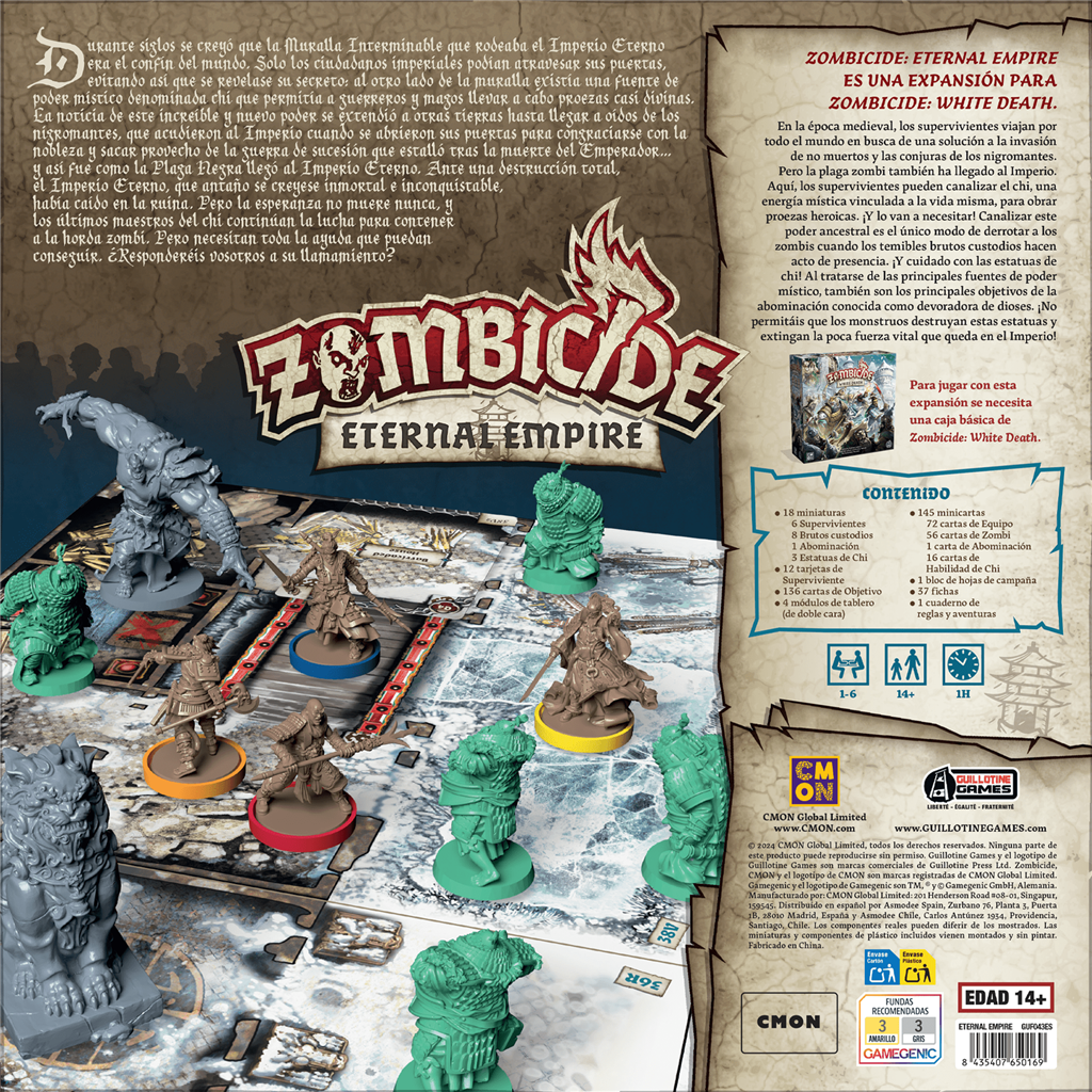 PREVENTA: ZOMBICIDE - ETERNAL EMPIRE - EXP
