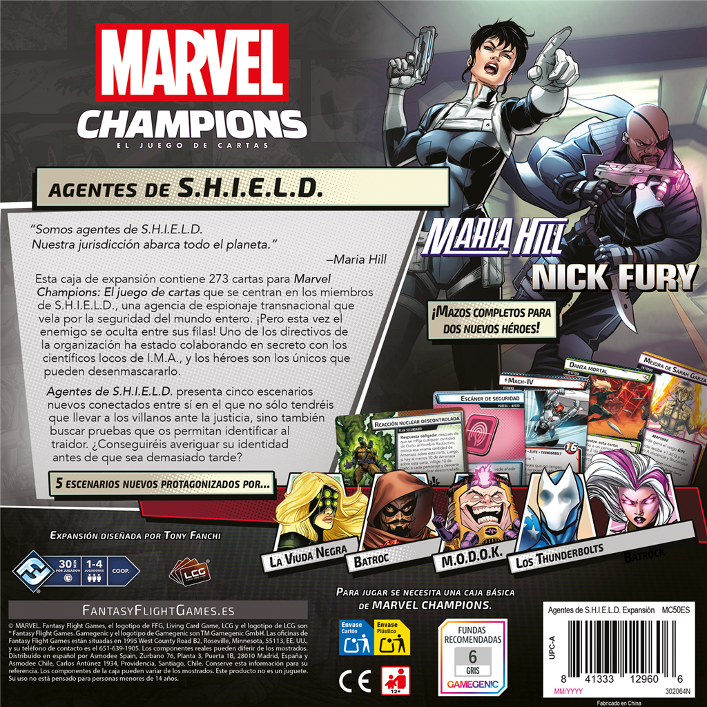 MARVEL CHAMPIONS - AGENTS OF S.H.I.E.L.D