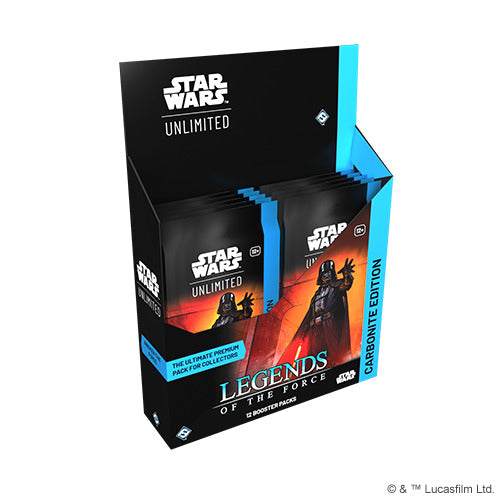 PREVENTA: STAR WARS UNLIMITED - LEGENDS OF THE FORCE CARBONITE BOOSTER INGLÉS