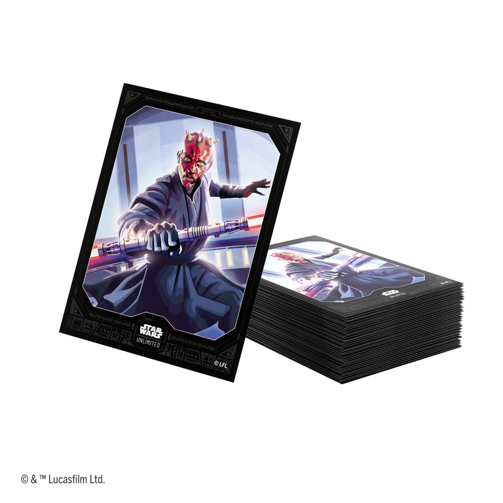 GG STAR WARS UNLIMITED PREMIUM ART SLEEVES SET 5 DARTH MAUL