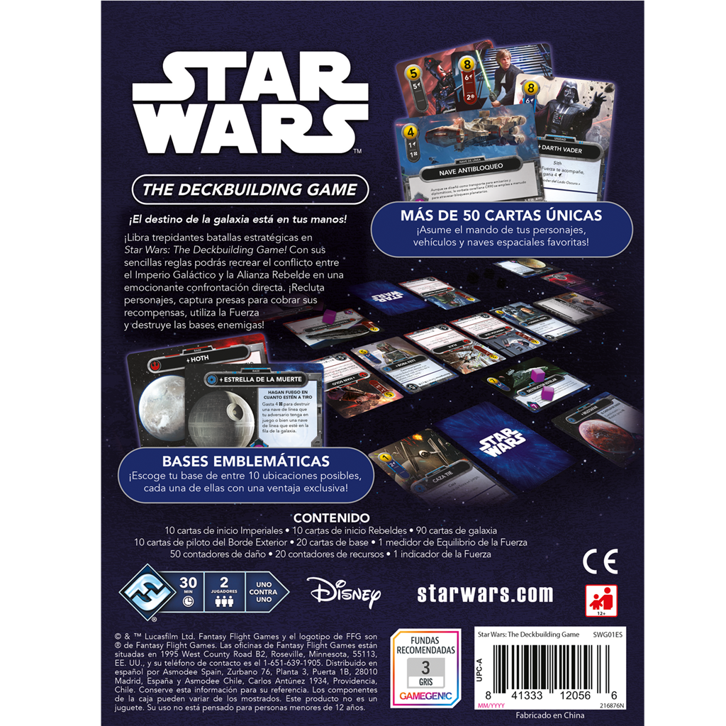 PREVENTA: STAR WARS THE DECK BUILDING GAME
