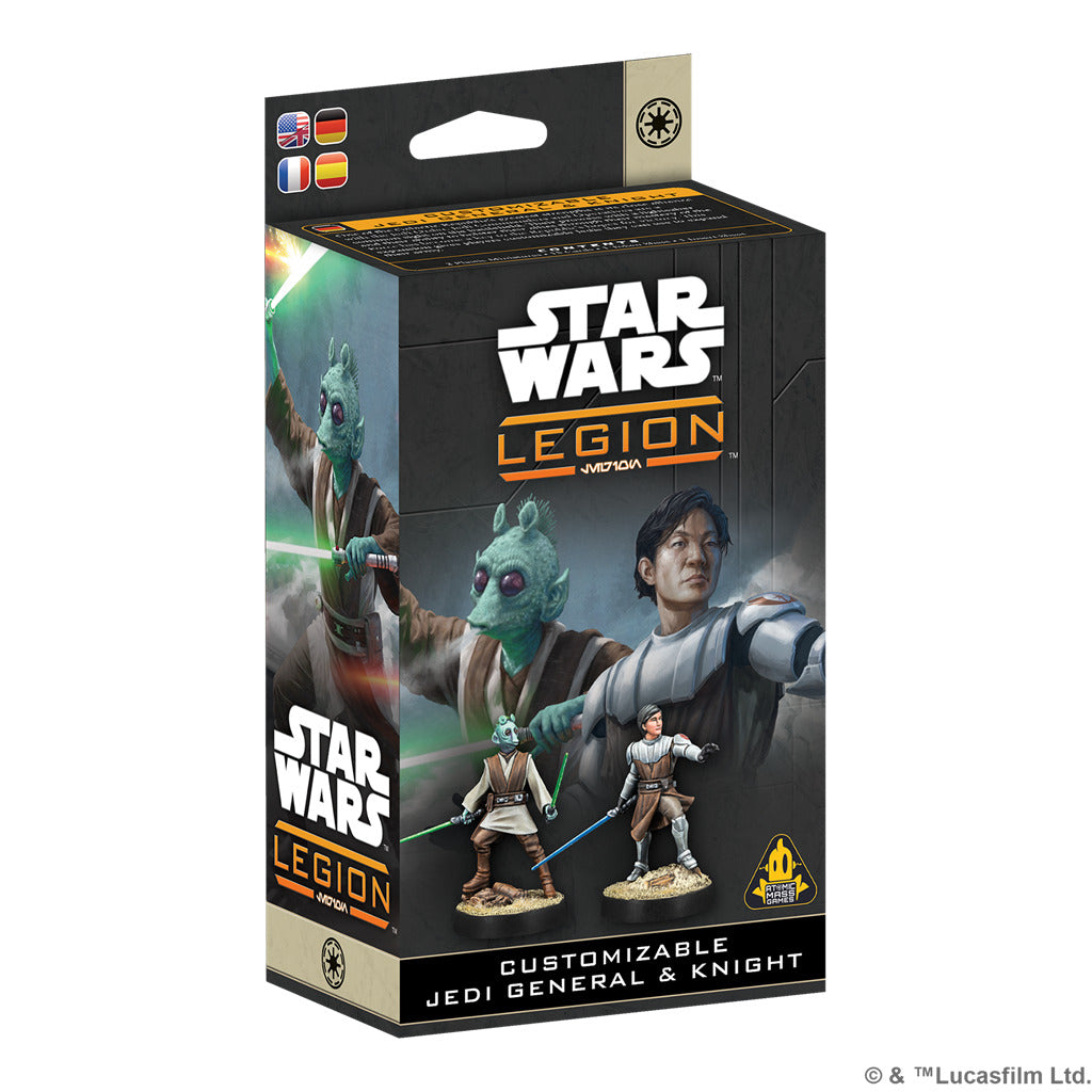STAR WARS LEGION – CUSTOMIZABLE JEDI GENERAL AND KNIGHT