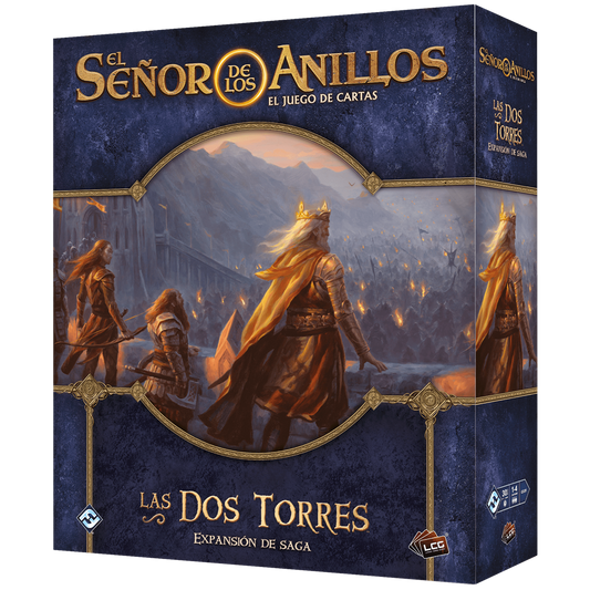 El Señor de los Anillos LCG Las Dos Torres expansión de saga