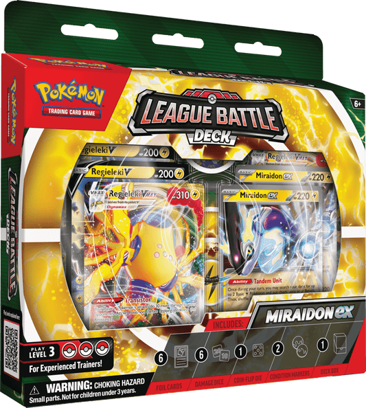 Pokemon TCG Miraidon ex League Battle Deck Español