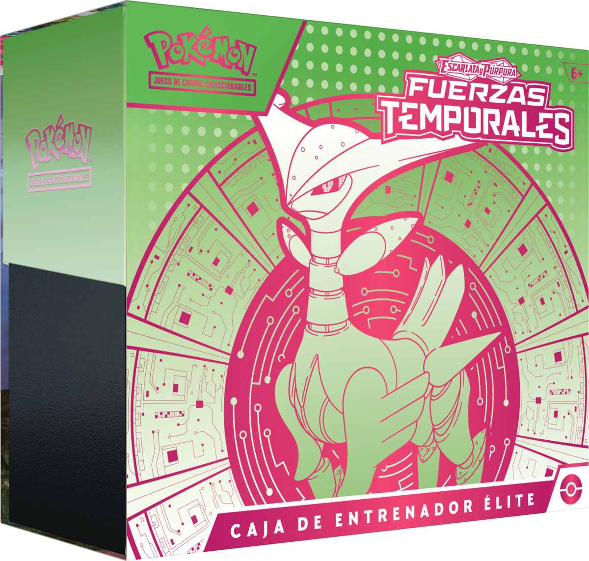 Pokémon TCG: Scarlet & Violet – Temporal Forces Elite Trainer Box Español (FERROVERDOR)