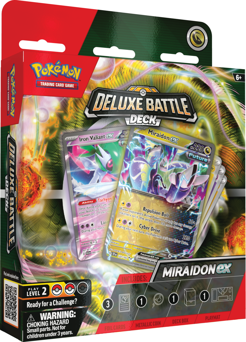 Pokemon TCG Miraidon ex Deluxe Battle Deck Español