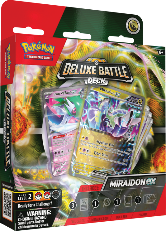 Pokemon TCG Miraidon ex Deluxe Battle Deck Español