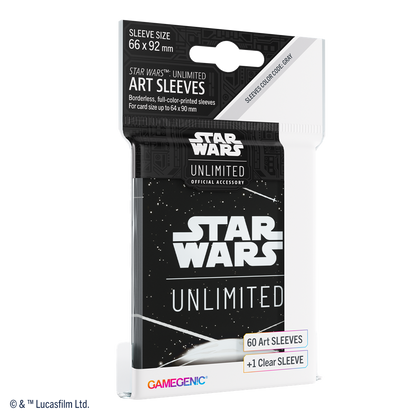 GG Star Wars Unlimited Art Sleeves - Card Back White