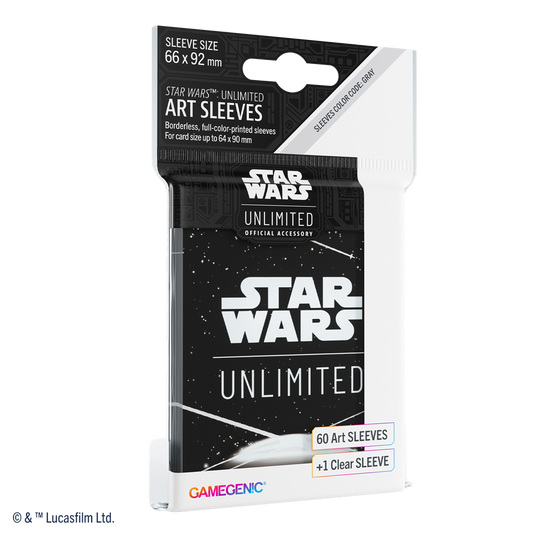 GG Star Wars Unlimited Art Sleeves - Card Back White