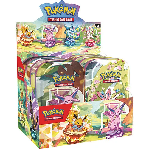 PREVENTA: Pokémon TCG Scarlet & Violet Prismatic Evolutions - Mini Tin Español