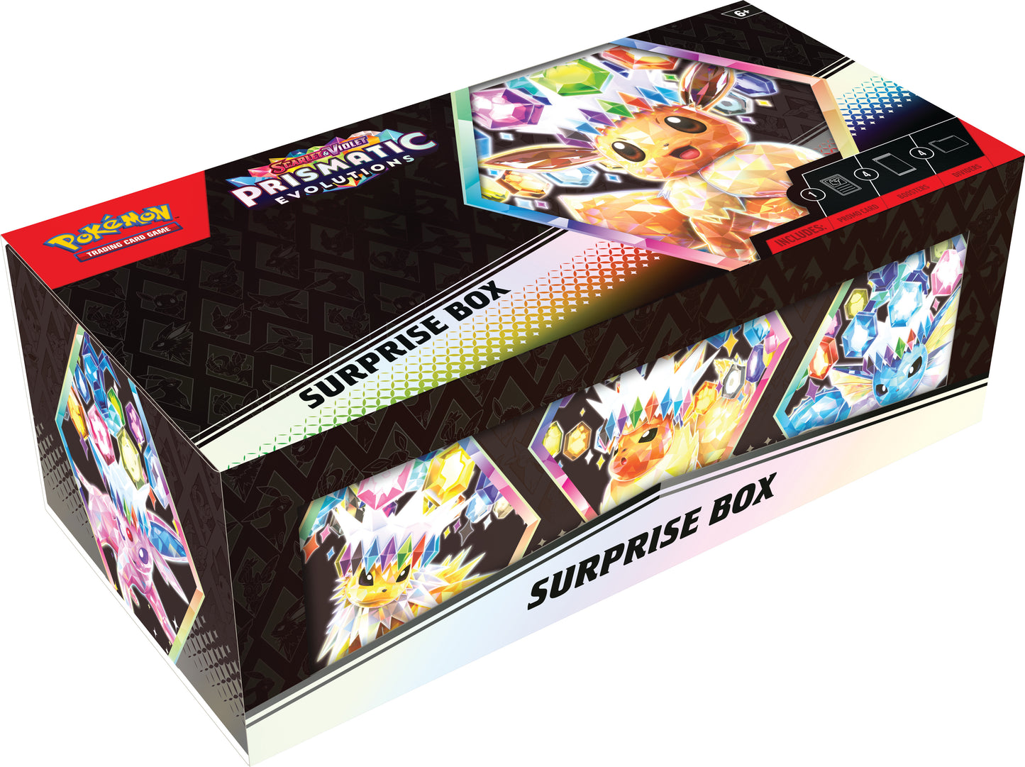 PREVENTA: Pokémon TCG Scarlet & Violet Prismatic Evolutions - Storage Box Español