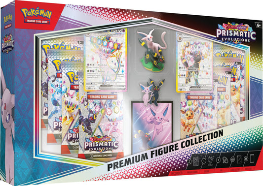[PREVENTA] POKEMON TCG SCARLET & VIOLET - PRISMATIC EVOLUTIONS - PREMIUM FIGURE COLLECTION ESPAÑOL