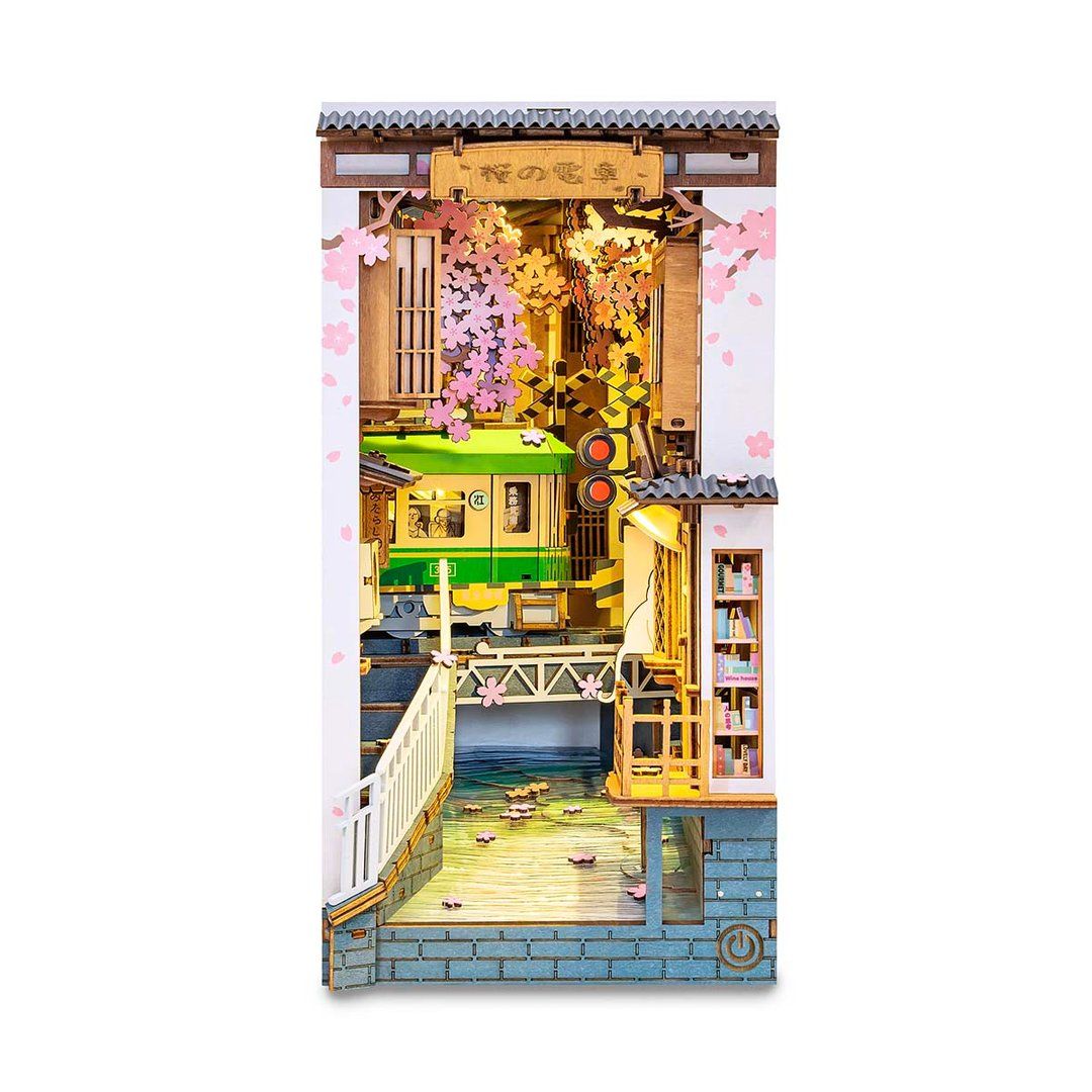 PREVENTA Sujeta Libros Sakura - Puzzle 3D Madera