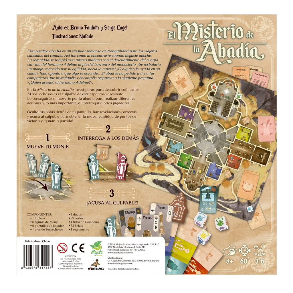 MDG El Misterio de la Abadía (Español)-Juego