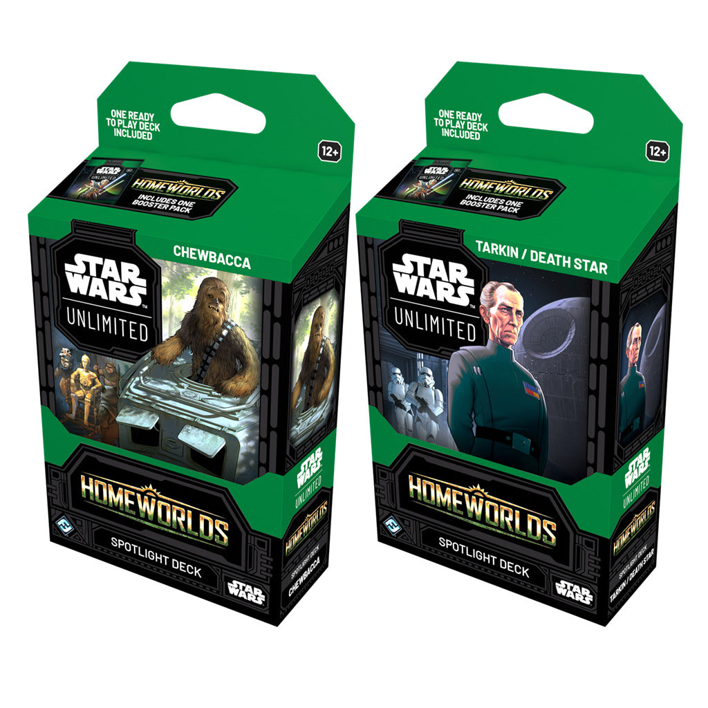 PREVENTA: Star Wars Unlimited – Homeworlds Spotlight Deck Display Español