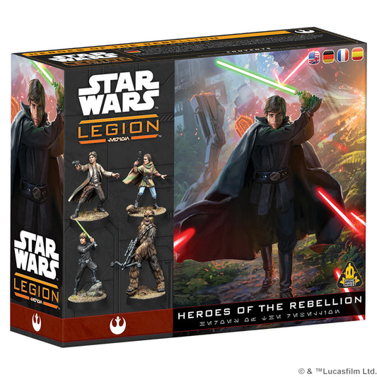 [PREVENTA] STAR WARS LEGION - HEROES OF THE REBELLION CHARACTER PACK