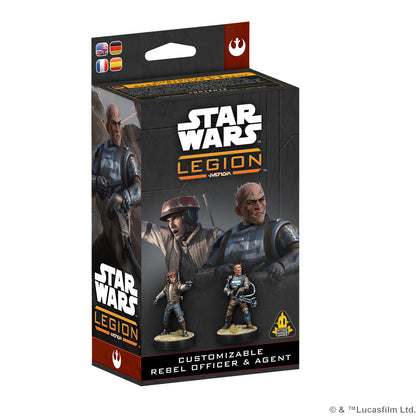 [PREVENTA] STAR WARS LEGION - CUSTOMIZABLE REBEL OFFICER & AGENT