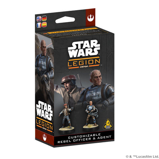 [PREVENTA] STAR WARS LEGION - CUSTOMIZABLE REBEL OFFICER & AGENT