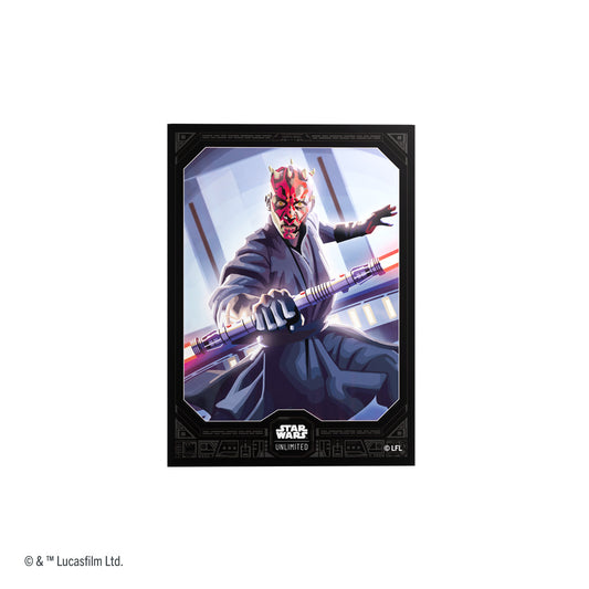 GG STAR WARS UNLIMITED PREMIUM ART SLEEVES SET 5 DARTH MAUL