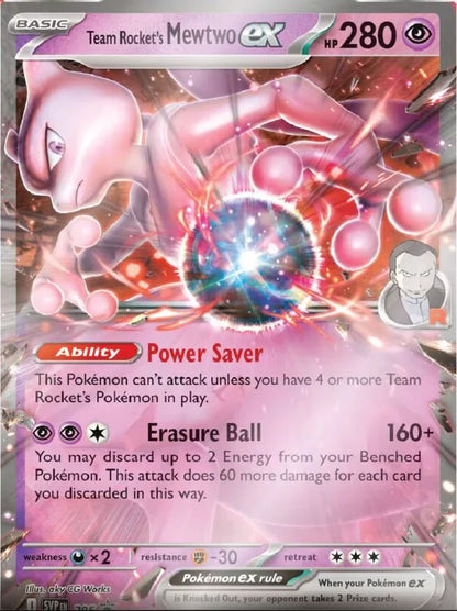 Pokemon TCG Scarlet & Violet: Team Rocket´s Mewtwo Ex Box – Español