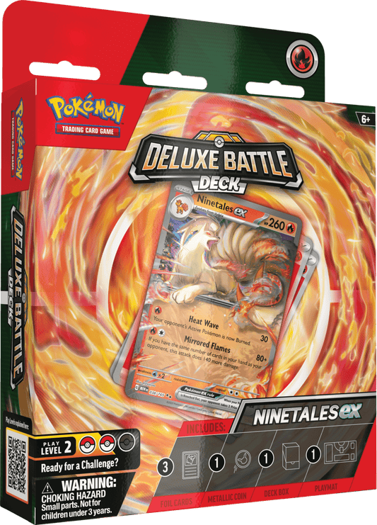 Pokemon TCG Ninetales ex Deluxe Battle Deck Español (Temporal Forces)