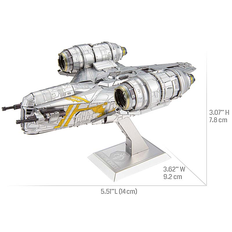 Puzzle 3D Metálico Mandalorian Razor Crest Star Wars