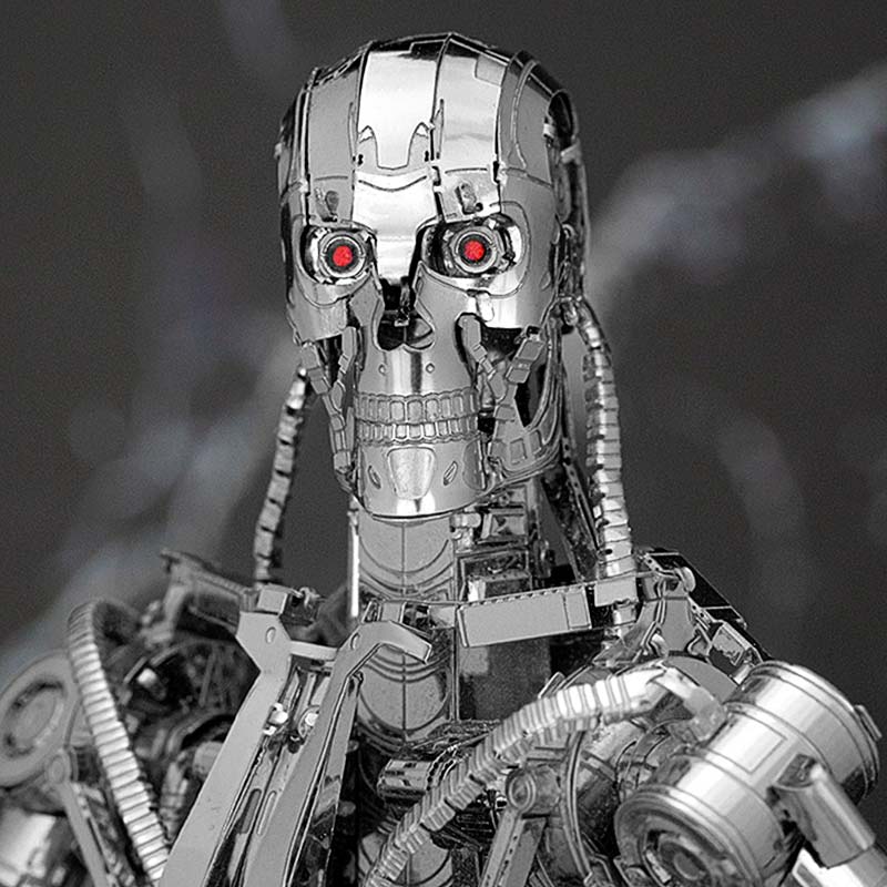 Puzzle 3D Metálico Premium Terminator T800 Endoesqueleto