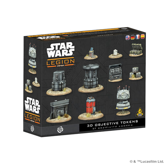 PREVENTA: STAR WARS LEGION - 3D OBJECTIVE TOKENS