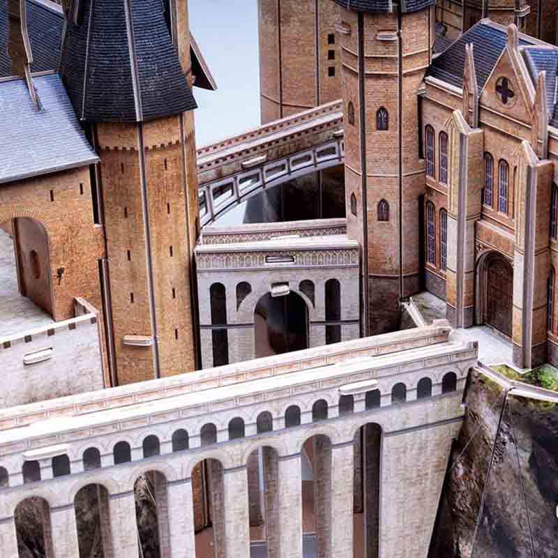 Harry Potter Castillo de Hogwarts Rompecabezas 3D Cubicfun