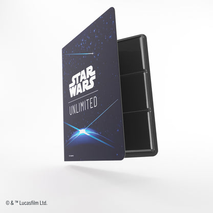 GG STAR WARS UNLIMITED 18-POCKET ALBUM - CARD BACK BLUE
