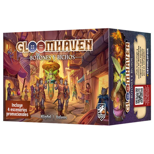 [PREVENTA] GLOOMHAVEN BOTONES Y BICHOS
