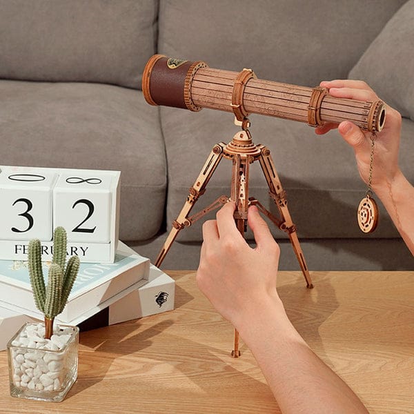 Telescopio de Madera Puzzle 3D STEM Robotime