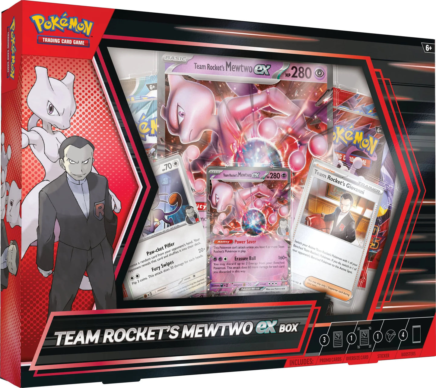 Pokemon TCG Scarlet & Violet: Team Rocket´s Mewtwo Ex Box – Español