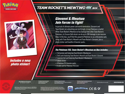 Pokemon TCG Scarlet & Violet: Team Rocket´s Mewtwo Ex Box – Español