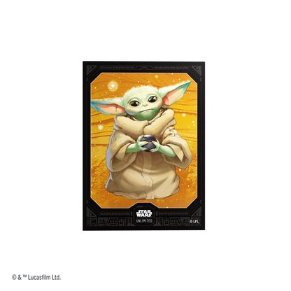 GG STAR WARS UNLIMITED PREMIUM ART SLEEVES SET 5 GROGU