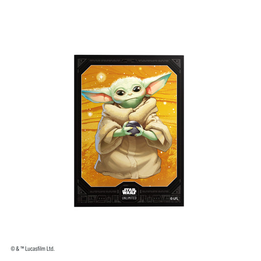 GG STAR WARS UNLIMITED PREMIUM ART SLEEVES SET 5 GROGU