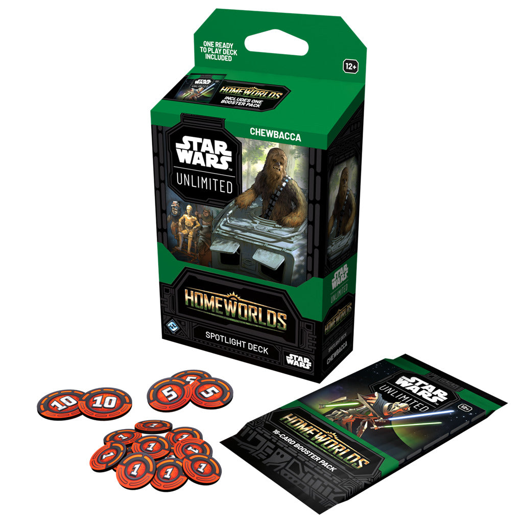 PREVENTA: Star Wars Unlimited – Homeworlds Spotlight Deck Display Español