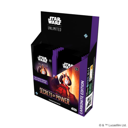 [PREVENTA] STAR WARS UNLIMITED - SECRETS OF POWER CARBONITE BOOSTER DISPLAY INGLÉS