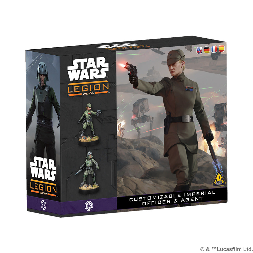 [PREVENTA] STAR WARS LEGION - CUSTOMIZABLE IMPERIAL OFFICER & AGENT